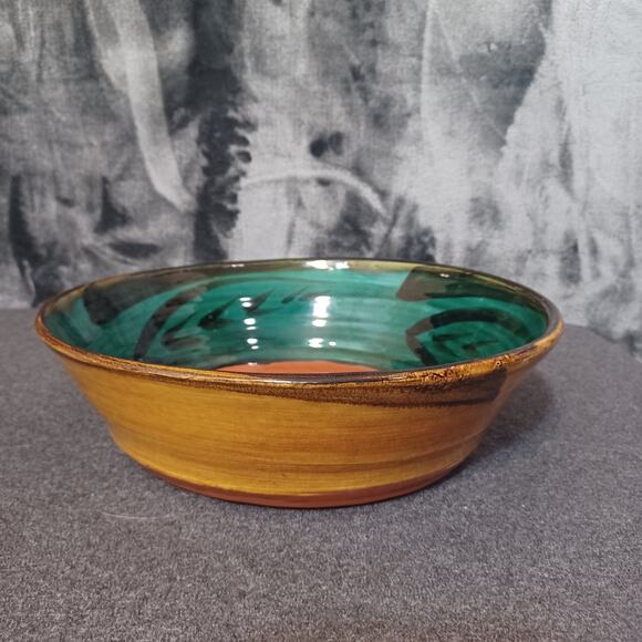 Large Lisa Naples Vintage Serving Bowl Vintage Late 80's - Picture 7 of 7